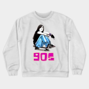 mid90s - skate - comedy Crewneck Sweatshirt